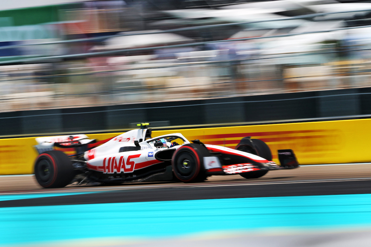 GP MIAMI, Mick Schumacher (GER) Haas VF-22.
07.05.2022. Formula 1 World Championship, Rd 5, Miami Grand Prix, Miami, Florida, USA, Qualifiche Day.
- www.xpbimages.com, EMail: requests@xpbimages.com © Copyright: Rew / XPB Images