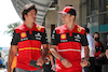 GP MIAMI, (L to R): Carlos Sainz Jr (ESP) Ferrari with team mate Charles Leclerc (MON) Ferrari.
07.05.2022. Formula 1 World Championship, Rd 5, Miami Grand Prix, Miami, Florida, USA, Qualifiche Day.
 - www.xpbimages.com, EMail: requests@xpbimages.com © Copyright: Coates / XPB Images