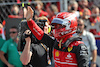 GP MIAMI, Charles Leclerc (MON) Ferrari celebrates his pole position in parc ferme.
07.05.2022. Formula 1 World Championship, Rd 5, Miami Grand Prix, Miami, Florida, USA, Qualifiche Day.
 - www.xpbimages.com, EMail: requests@xpbimages.com © Copyright: Coates / XPB Images