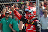 GP MIAMI, Charles Leclerc (MON) Ferrari celebrates his pole position in parc ferme.
07.05.2022. Formula 1 World Championship, Rd 5, Miami Grand Prix, Miami, Florida, USA, Qualifiche Day.
 - www.xpbimages.com, EMail: requests@xpbimages.com © Copyright: Coates / XPB Images