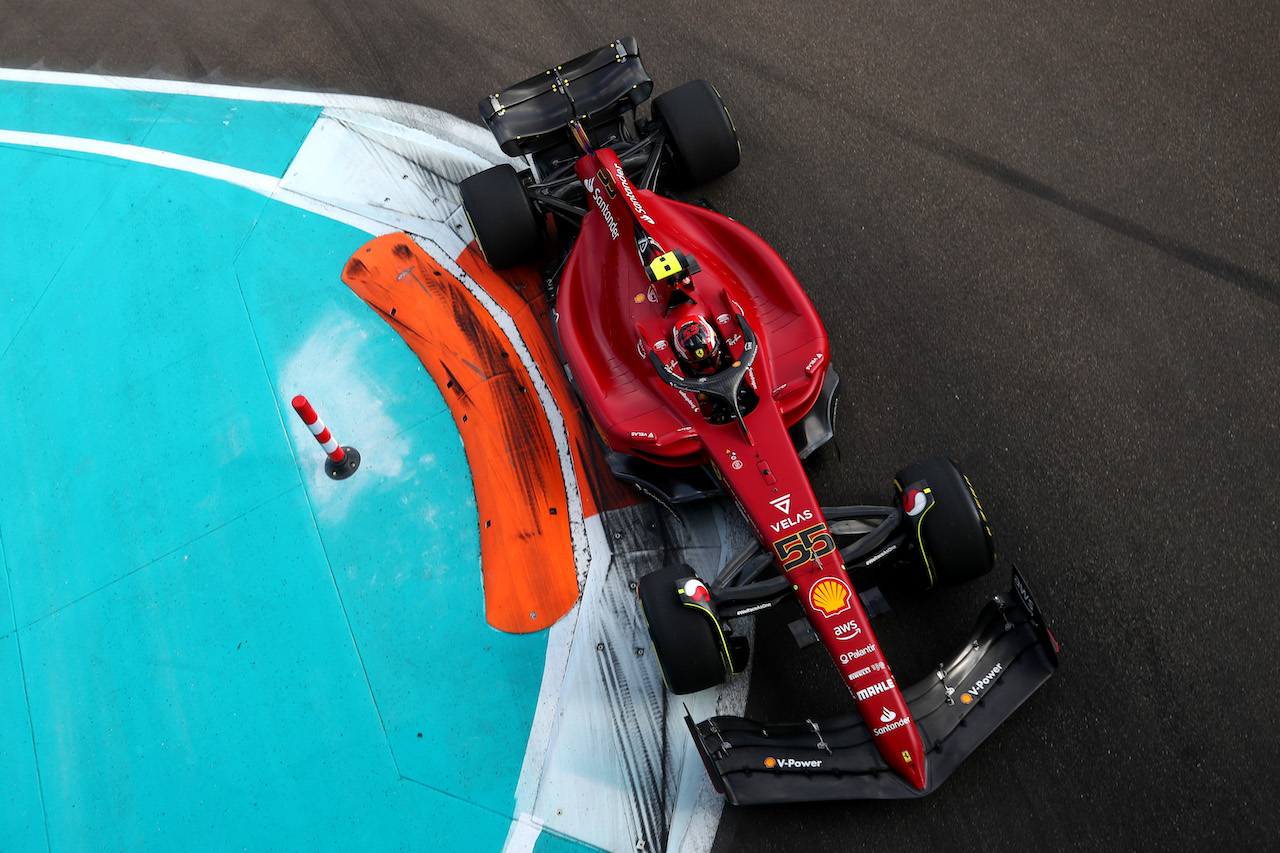 GP MIAMI, Carlos Sainz Jr (ESP) Ferrari F1-75.
06.05.2022. Formula 1 World Championship, Rd 5, Miami Grand Prix, Miami, Florida, USA, Practice Day.
- www.xpbimages.com, EMail: requests@xpbimages.com © Copyright: Coates / XPB Images