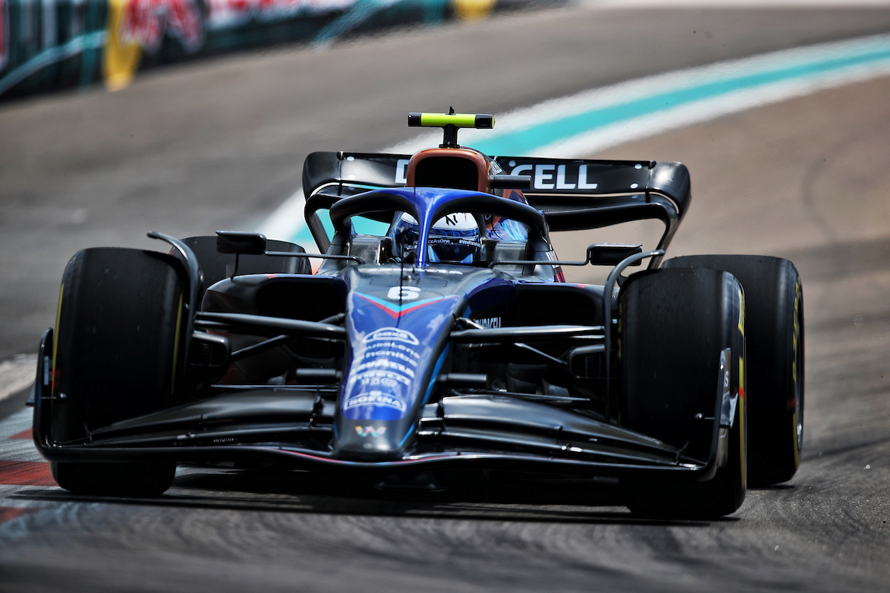 GP MIAMI, Nicholas Latifi (CDN) Williams Racing FW44.
06.05.2022. Formula 1 World Championship, Rd 5, Miami Grand Prix, Miami, Florida, USA, Practice Day.
 - www.xpbimages.com, EMail: requests@xpbimages.com © Copyright: Coates / XPB Images