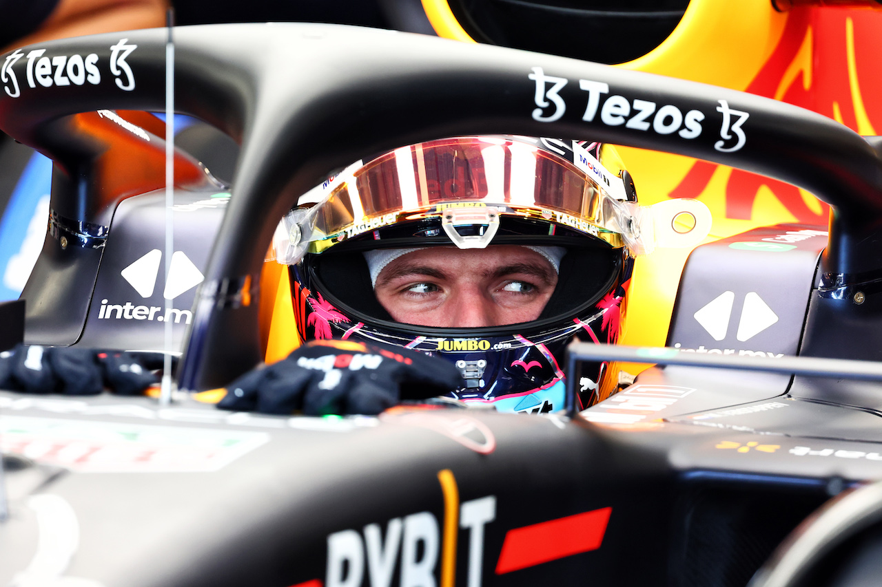 GP MIAMI, Max Verstappen (NLD) Red Bull Racing RB18.
06.05.2022. Formula 1 World Championship, Rd 5, Miami Grand Prix, Miami, Florida, USA, Practice Day.
- www.xpbimages.com, EMail: requests@xpbimages.com © Copyright: Batchelor / XPB Images