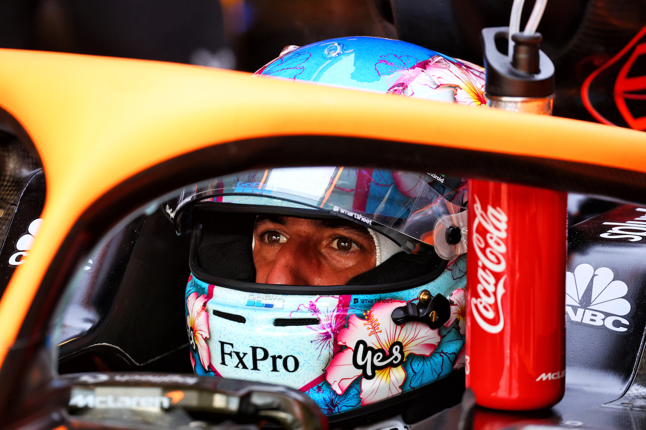 GP MIAMI, Daniel Ricciardo (AUS) McLaren MCL36.
06.05.2022. Formula 1 World Championship, Rd 5, Miami Grand Prix, Miami, Florida, USA, Practice Day.
- www.xpbimages.com, EMail: requests@xpbimages.com © Copyright: Batchelor / XPB Images