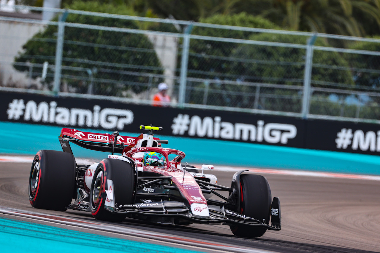 GP MIAMI, Guanyu Zhou (CHI), Alfa Romeo Racing 
06.05.2022. Formula 1 World Championship, Rd 5, Miami Grand Prix, Miami, Florida, USA, Practice Day.
- www.xpbimages.com, EMail: requests@xpbimages.com © Copyright: Charniaux / XPB Images