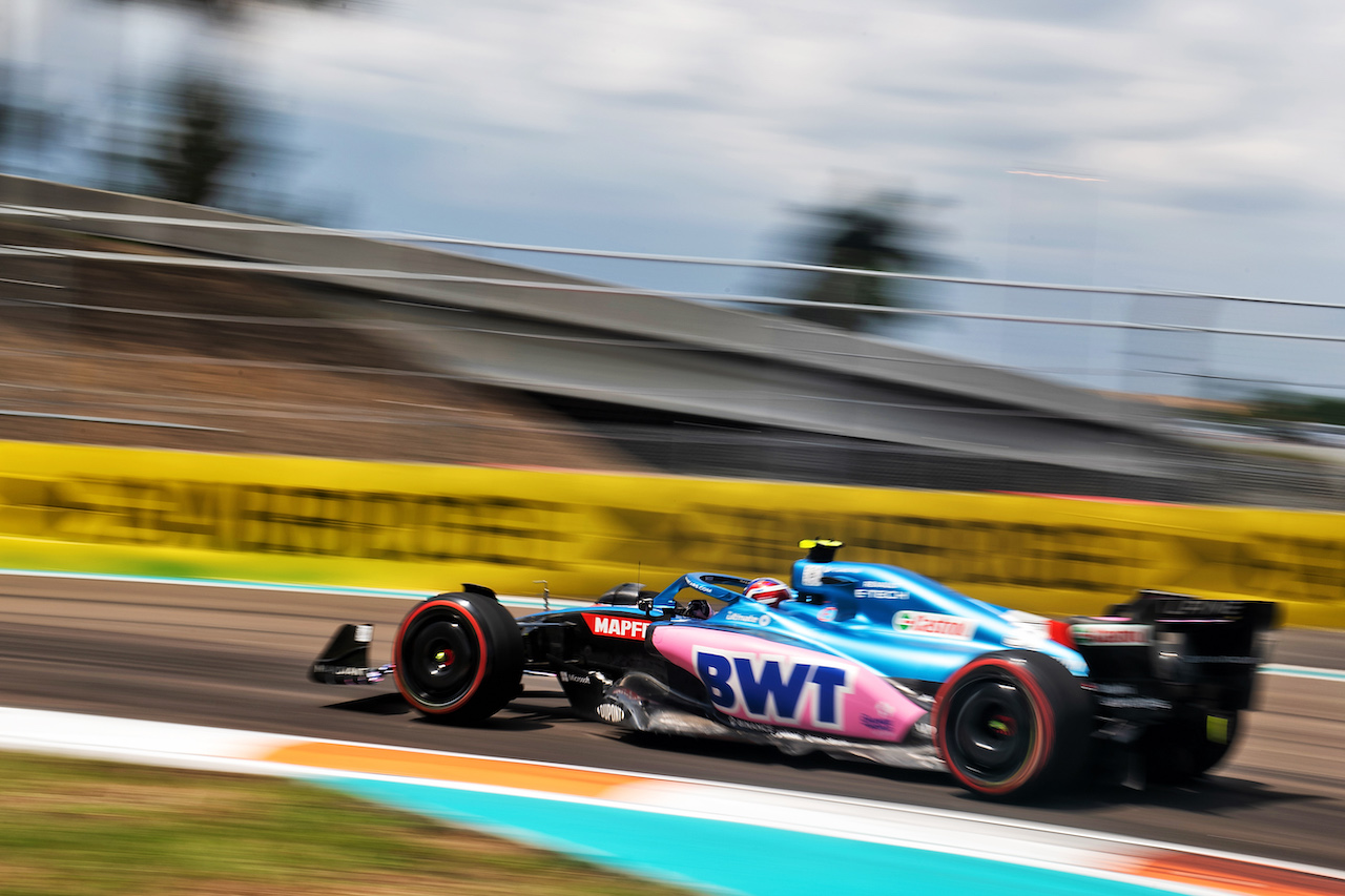 GP MIAMI, Esteban Ocon (FRA) Alpine F1 Team A522.
06.05.2022. Formula 1 World Championship, Rd 5, Miami Grand Prix, Miami, Florida, USA, Practice Day.
- www.xpbimages.com, EMail: requests@xpbimages.com © Copyright: Price / XPB Images