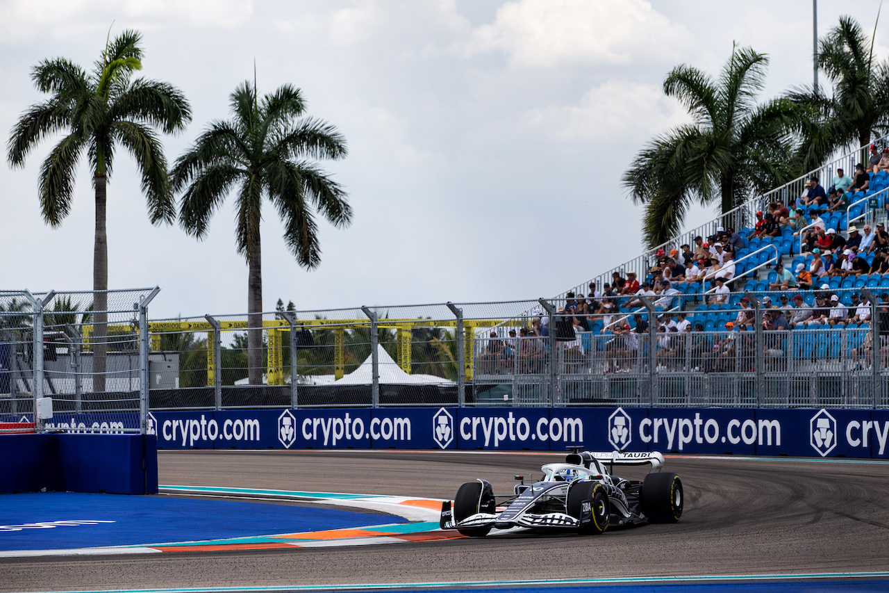 GP MIAMI, Pierre Gasly (FRA) AlphaTauri AT03.
06.05.2022. Formula 1 World Championship, Rd 5, Miami Grand Prix, Miami, Florida, USA, Practice Day.
- www.xpbimages.com, EMail: requests@xpbimages.com © Copyright: Rew / XPB Images