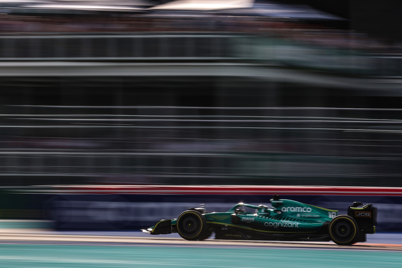 GP MIAMI, Lance Stroll (CDN), Aston Martin F1 Team 
06.05.2022. Formula 1 World Championship, Rd 5, Miami Grand Prix, Miami, Florida, USA, Practice Day.
- www.xpbimages.com, EMail: requests@xpbimages.com © Copyright: Charniaux / XPB Images