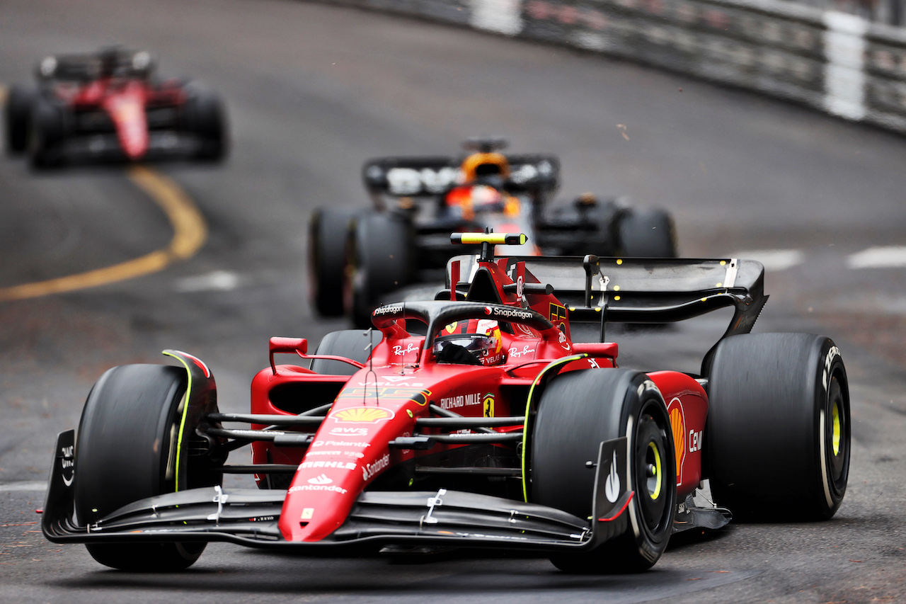 GP MONACO, Carlos Sainz Jr (ESP) Ferrari F1-75.
29.05.2022. Formula 1 World Championship, Rd 7, Monaco Grand Prix, Monte Carlo, Monaco, Gara Day.
- www.xpbimages.com, EMail: requests@xpbimages.com © Copyright: Charniaux / XPB Images