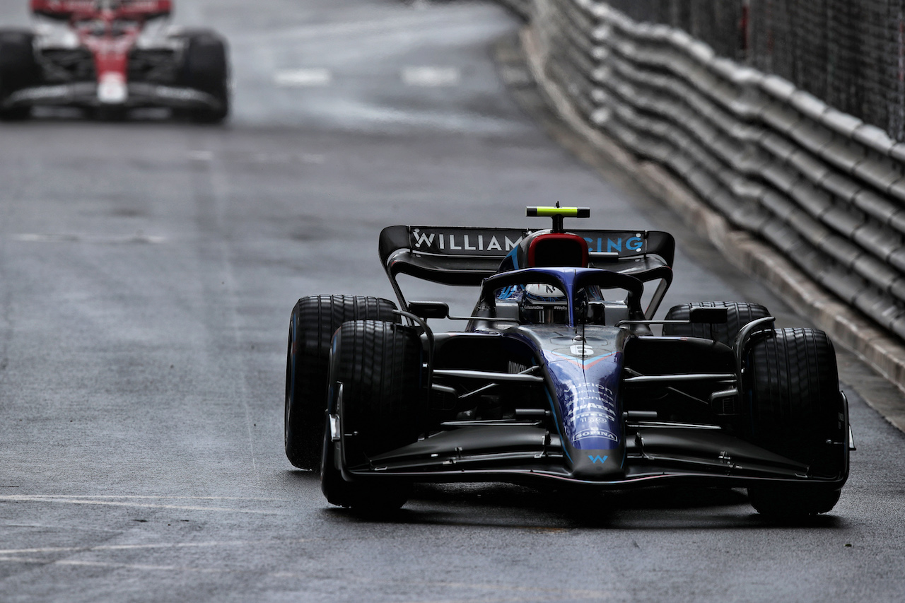 GP MONACO, Nicholas Latifi (CDN) Williams Racing FW44.
29.05.2022. Formula 1 World Championship, Rd 7, Monaco Grand Prix, Monte Carlo, Monaco, Gara Day.
 - www.xpbimages.com, EMail: requests@xpbimages.com © Copyright: Coates / XPB Images