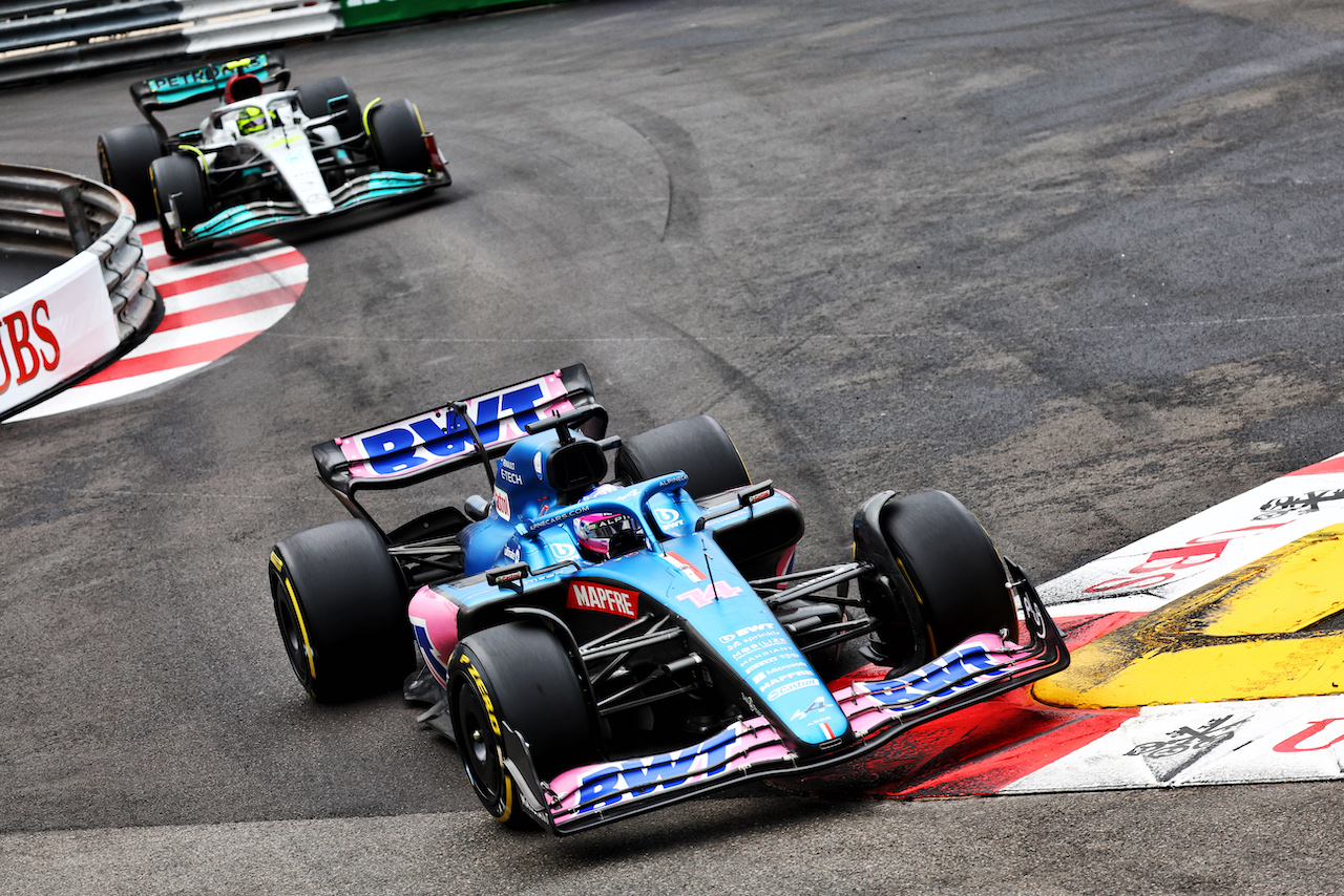 GP MONACO, Fernando Alonso (ESP) Alpine F1 Team A522.
29.05.2022. Formula 1 World Championship, Rd 7, Monaco Grand Prix, Monte Carlo, Monaco, Gara Day.
- www.xpbimages.com, EMail: requests@xpbimages.com © Copyright: Batchelor / XPB Images