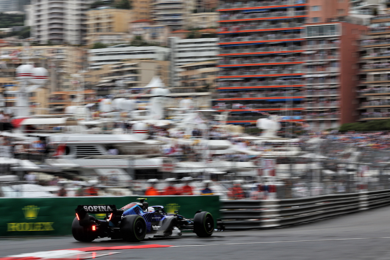 GP MONACO, Nicholas Latifi (CDN) Williams Racing FW44.
29.05.2022. Formula 1 World Championship, Rd 7, Monaco Grand Prix, Monte Carlo, Monaco, Gara Day.
- www.xpbimages.com, EMail: requests@xpbimages.com © Copyright: Bearne / XPB Images