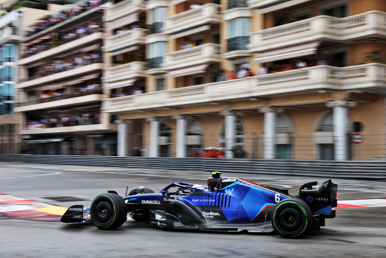 GP MONACO, Nicholas Latifi (CDN) Williams Racing FW44.
29.05.2022. Formula 1 World Championship, Rd 7, Monaco Grand Prix, Monte Carlo, Monaco, Gara Day.
- www.xpbimages.com, EMail: requests@xpbimages.com © Copyright: Bearne / XPB Images