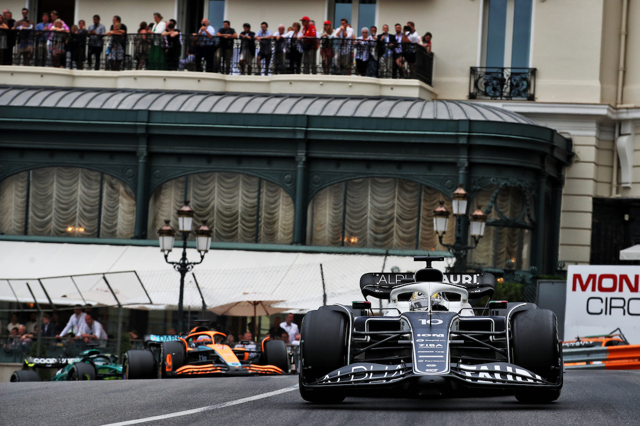 GP MONACO, Pierre Gasly (FRA) AlphaTauri AT03.
29.05.2022. Formula 1 World Championship, Rd 7, Monaco Grand Prix, Monte Carlo, Monaco, Gara Day.
 - www.xpbimages.com, EMail: requests@xpbimages.com © Copyright: Coates / XPB Images