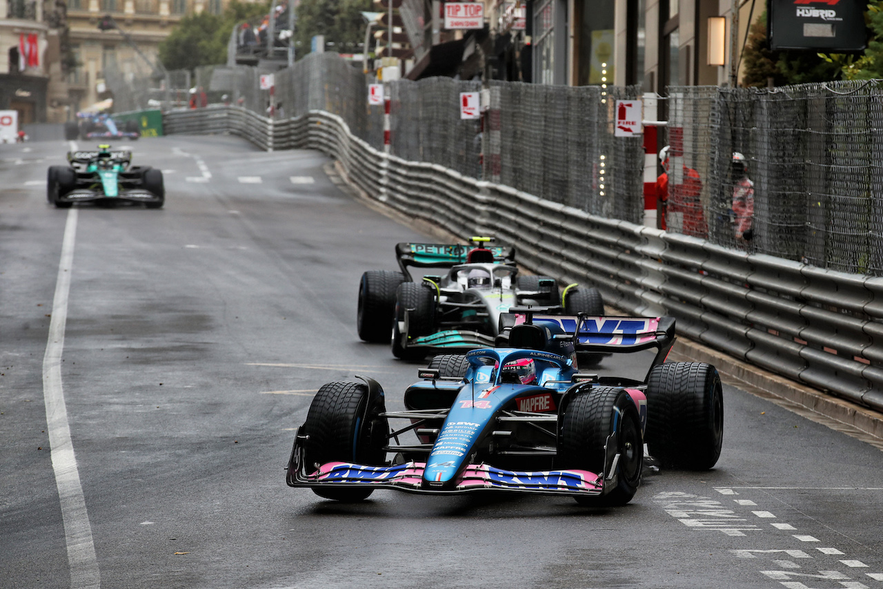 GP MONACO, Fernando Alonso (ESP) Alpine F1 Team A522.
29.05.2022. Formula 1 World Championship, Rd 7, Monaco Grand Prix, Monte Carlo, Monaco, Gara Day.
 - www.xpbimages.com, EMail: requests@xpbimages.com © Copyright: Coates / XPB Images