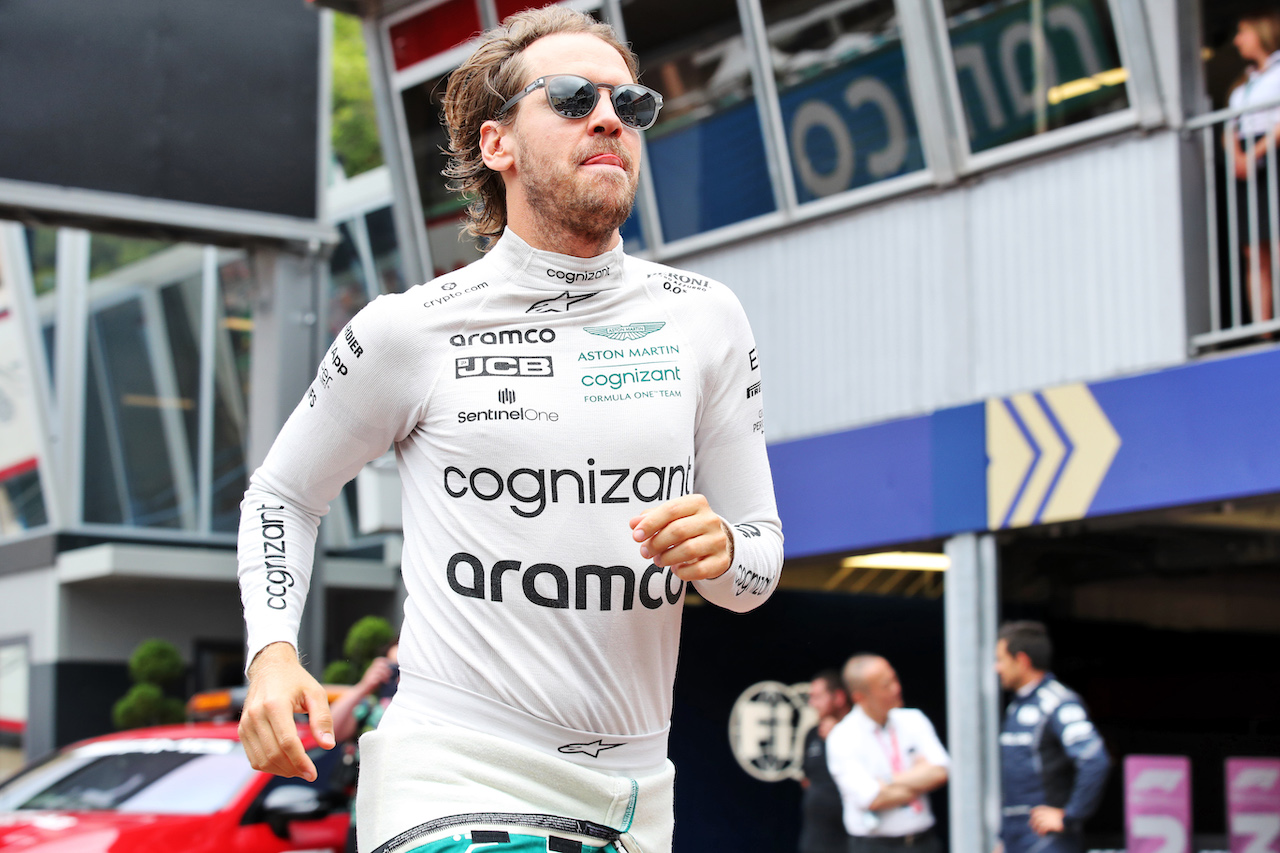 GP MONACO, Sebastian Vettel (GER) Aston Martin F1 Team.
29.05.2022. Formula 1 World Championship, Rd 7, Monaco Grand Prix, Monte Carlo, Monaco, Gara Day.
 - www.xpbimages.com, EMail: requests@xpbimages.com © Copyright: Coates / XPB Images