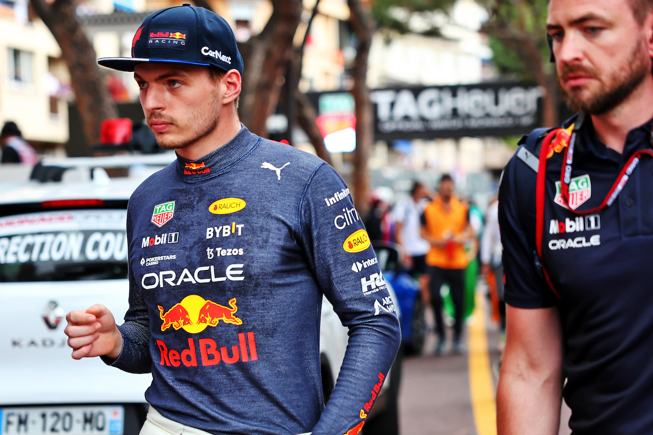 GP MONACO, Max Verstappen (NLD) Red Bull Racing on the grid.
29.05.2022. Formula 1 World Championship, Rd 7, Monaco Grand Prix, Monte Carlo, Monaco, Gara Day.
- www.xpbimages.com, EMail: requests@xpbimages.com © Copyright: Charniaux / XPB Images