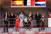 GP MONACO, The podium (L to R): Christian Horner (GBR) Red Bull Racing Team Principal; Carlos Sainz Jr (ESP) Ferrari, second; Sergio Perez (MEX) Red Bull Racing, vincitore; Max Verstappen (NLD) Red Bull Racing, third.
29.05.2022. Formula 1 World Championship, Rd 7, Monaco Grand Prix, Monte Carlo, Monaco, Gara Day.
- www.xpbimages.com, EMail: requests@xpbimages.com © Copyright: Batchelor / XPB Images