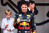 GP MONACO, Gara winner Sergio Perez (MEX) Red Bull Racing celebrates on the podium.
29.05.2022. Formula 1 World Championship, Rd 7, Monaco Grand Prix, Monte Carlo, Monaco, Gara Day.
- www.xpbimages.com, EMail: requests@xpbimages.com © Copyright: Batchelor / XPB Images