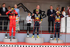 GP MONACO, The podium (L to R): Carlos Sainz Jr (ESP) Ferrari, second; Sergio Perez (MEX) Red Bull Racing, vincitore; Max Verstappen (NLD) Red Bull Racing, third.
29.05.2022. Formula 1 World Championship, Rd 7, Monaco Grand Prix, Monte Carlo, Monaco, Gara Day.
- www.xpbimages.com, EMail: requests@xpbimages.com © Copyright: Moy / XPB Images