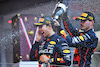 GP MONACO, (L to R): Gara winner Sergio Perez (MEX) Red Bull Racing celebrates on the podium with third placed team mate Max Verstappen (NLD) Red Bull Racing.
29.05.2022. Formula 1 World Championship, Rd 7, Monaco Grand Prix, Monte Carlo, Monaco, Gara Day.
- www.xpbimages.com, EMail: requests@xpbimages.com © Copyright: Price / XPB Images