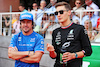 GP MONACO, (L to R): Fernando Alonso (ESP) Alpine F1 Team e George Russell (GBR) Mercedes AMG F1 on the drivers parade.
29.05.2022. Formula 1 World Championship, Rd 7, Monaco Grand Prix, Monte Carlo, Monaco, Gara Day.
 - www.xpbimages.com, EMail: requests@xpbimages.com © Copyright: Coates / XPB Images