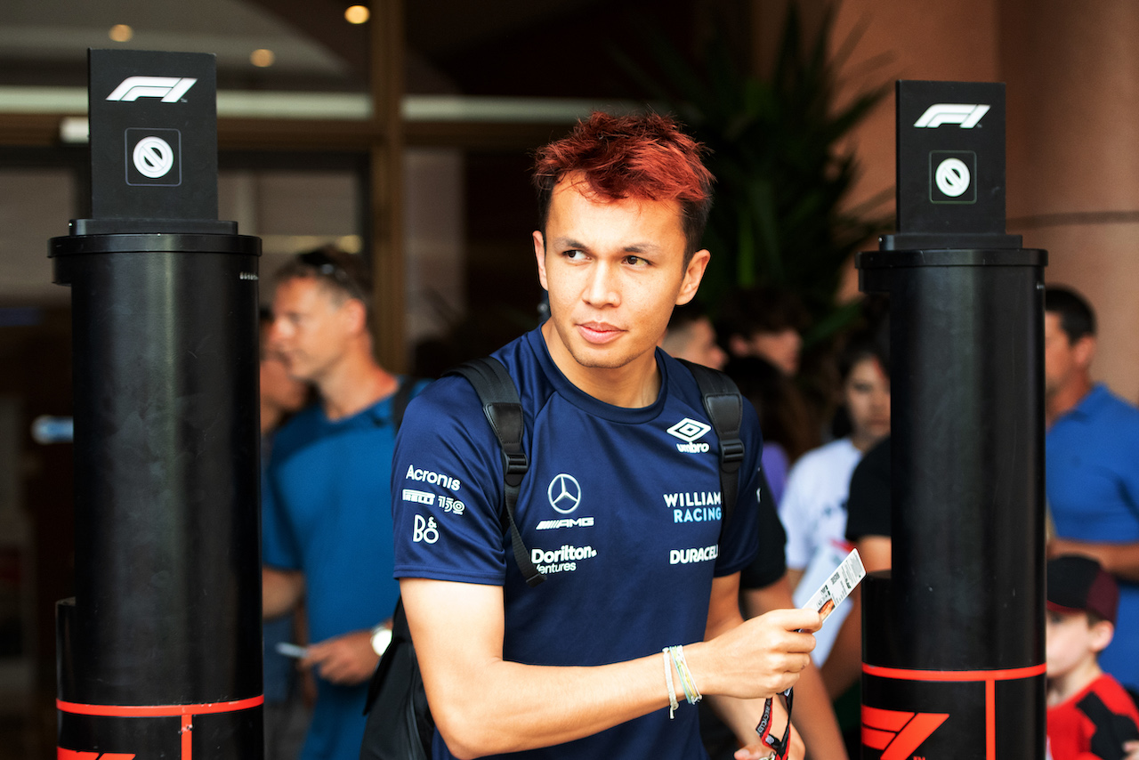 GP MONACO, Alexander Albon (THA) Williams Racing.
26.05.2022. Formula 1 World Championship, Rd 7, Monaco Grand Prix, Monte Carlo, Monaco, Practice Day.
- www.xpbimages.com, EMail: requests@xpbimages.com © Copyright: Price / XPB Images
