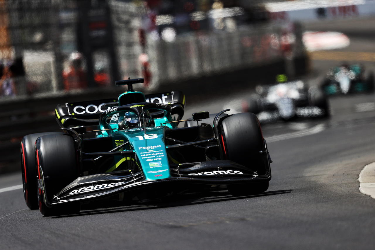 GP MONACO, Lance Stroll (CDN) Aston Martin F1 Team AMR22.
28.05.2022. Formula 1 World Championship, Rd 7, Monaco Grand Prix, Monte Carlo, Monaco, Qualifiche Day.
- www.xpbimages.com, EMail: requests@xpbimages.com © Copyright: Moy / XPB Images