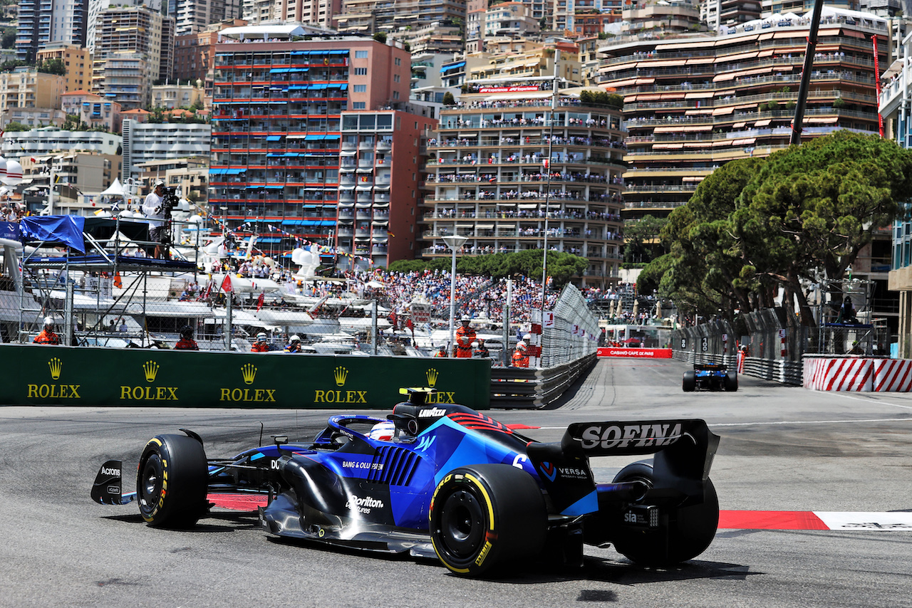GP MONACO, Nicholas Latifi (CDN) Williams Racing FW44.
28.05.2022. Formula 1 World Championship, Rd 7, Monaco Grand Prix, Monte Carlo, Monaco, Qualifiche Day.
- www.xpbimages.com, EMail: requests@xpbimages.com © Copyright: Moy / XPB Images