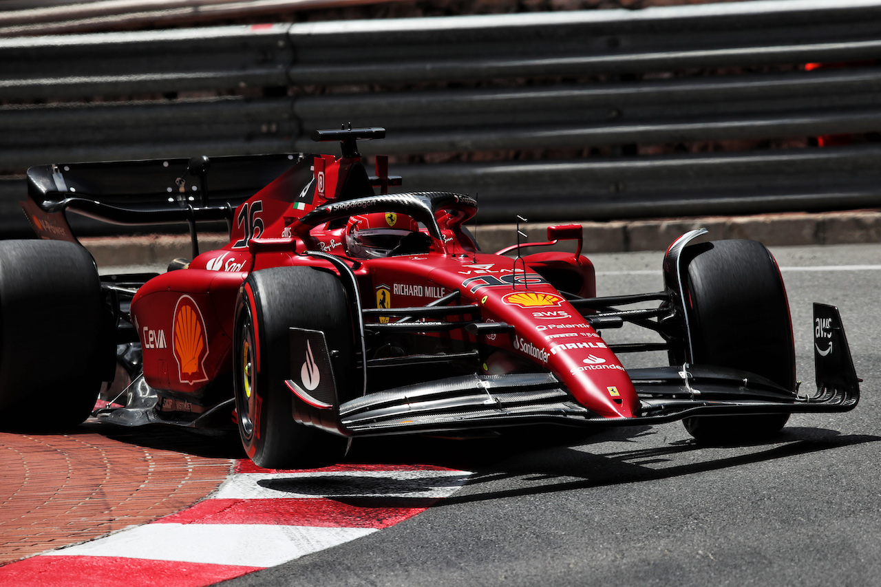 GP MONACO, Charles Leclerc (MON) Ferrari F1-75.
28.05.2022. Formula 1 World Championship, Rd 7, Monaco Grand Prix, Monte Carlo, Monaco, Qualifiche Day.
 - www.xpbimages.com, EMail: requests@xpbimages.com © Copyright: Coates / XPB Images