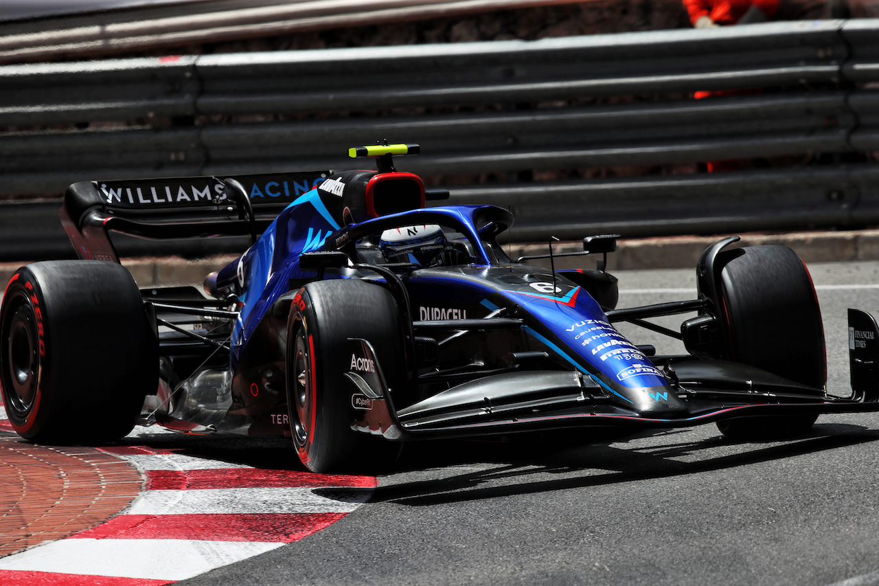 GP MONACO, Nicholas Latifi (CDN) Williams Racing FW44.
28.05.2022. Formula 1 World Championship, Rd 7, Monaco Grand Prix, Monte Carlo, Monaco, Qualifiche Day.
 - www.xpbimages.com, EMail: requests@xpbimages.com © Copyright: Coates / XPB Images