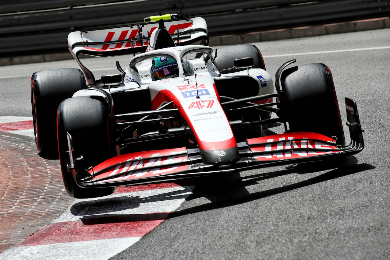 GP MONACO, Mick Schumacher (GER) Haas VF-22.
28.05.2022. Formula 1 World Championship, Rd 7, Monaco Grand Prix, Monte Carlo, Monaco, Qualifiche Day.
 - www.xpbimages.com, EMail: requests@xpbimages.com © Copyright: Coates / XPB Images