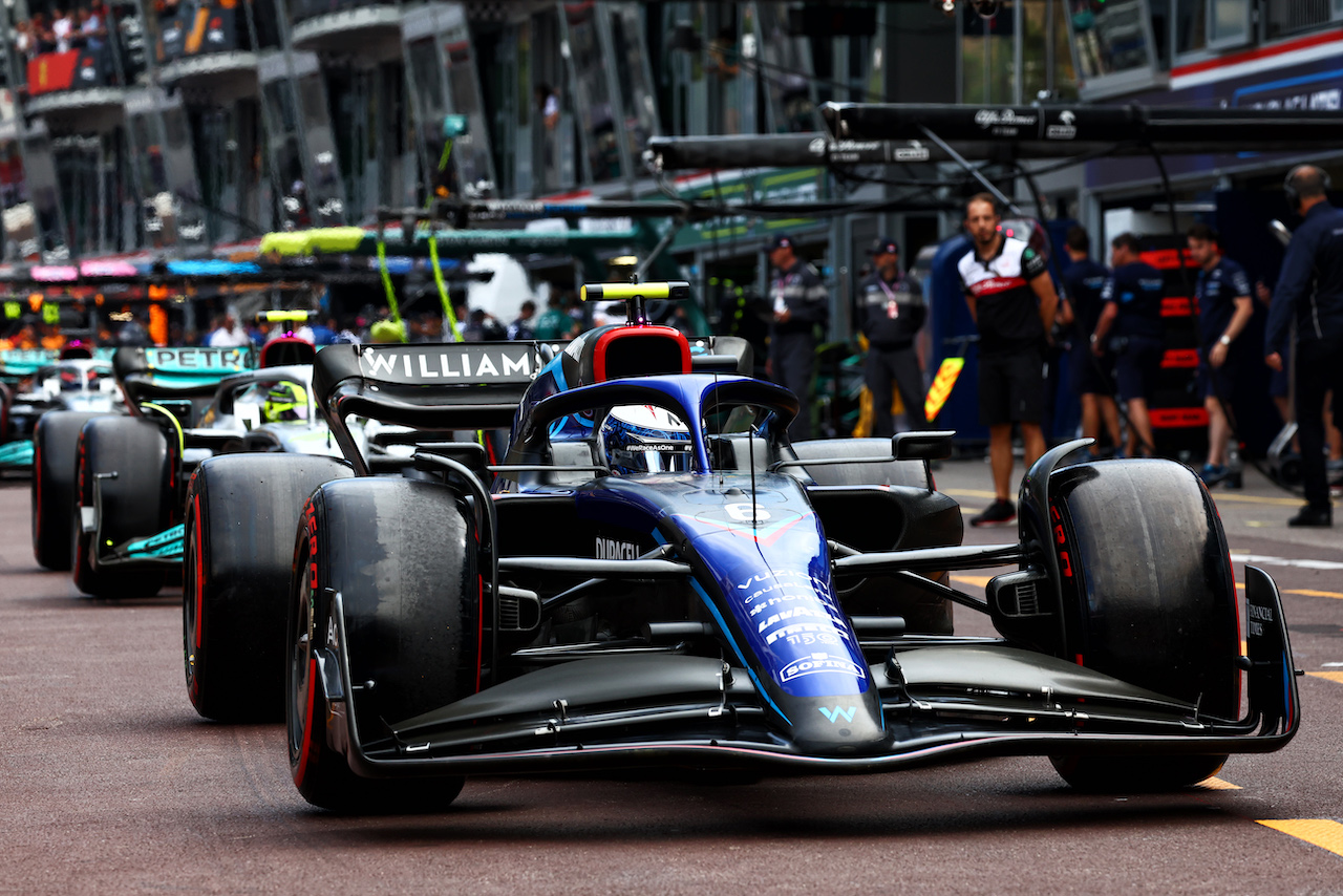 GP MONACO, Nicholas Latifi (CDN) Williams Racing FW44.
28.05.2022. Formula 1 World Championship, Rd 7, Monaco Grand Prix, Monte Carlo, Monaco, Qualifiche Day.
- www.xpbimages.com, EMail: requests@xpbimages.com © Copyright: Batchelor / XPB Images