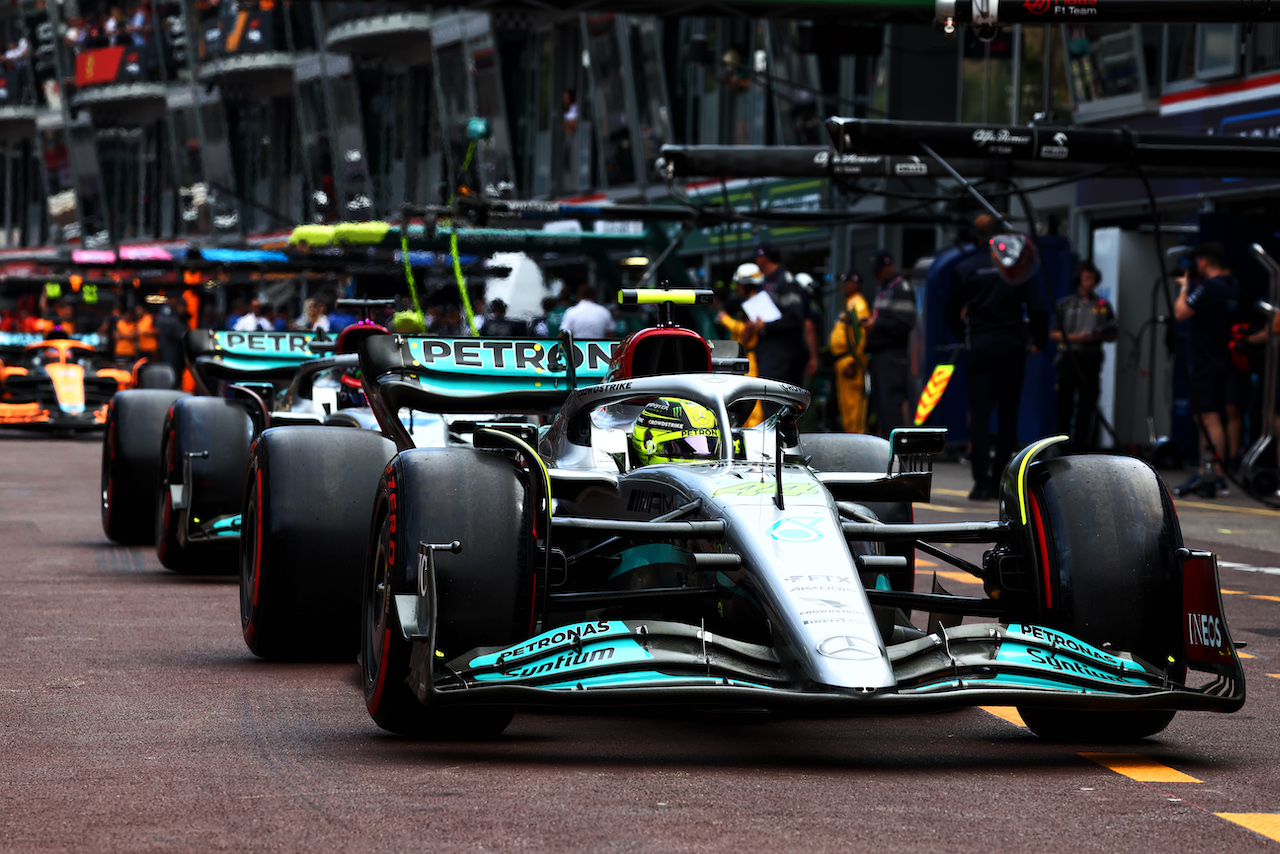 GP MONACO, Lewis Hamilton (GBR) Mercedes AMG F1 W13.
28.05.2022. Formula 1 World Championship, Rd 7, Monaco Grand Prix, Monte Carlo, Monaco, Qualifiche Day.
- www.xpbimages.com, EMail: requests@xpbimages.com © Copyright: Batchelor / XPB Images