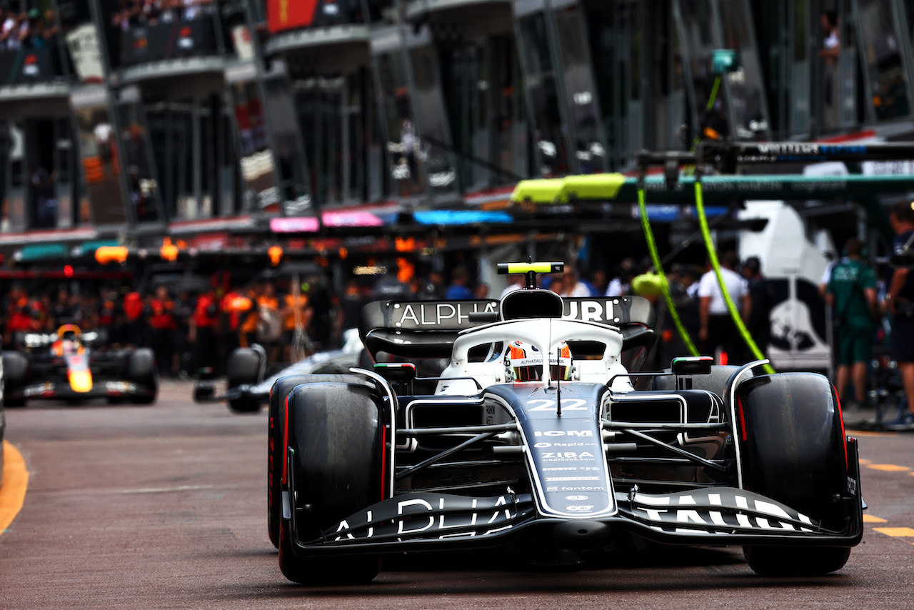 GP MONACO, Yuki Tsunoda (JPN) AlphaTauri AT03.
28.05.2022. Formula 1 World Championship, Rd 7, Monaco Grand Prix, Monte Carlo, Monaco, Qualifiche Day.
- www.xpbimages.com, EMail: requests@xpbimages.com © Copyright: Batchelor / XPB Images