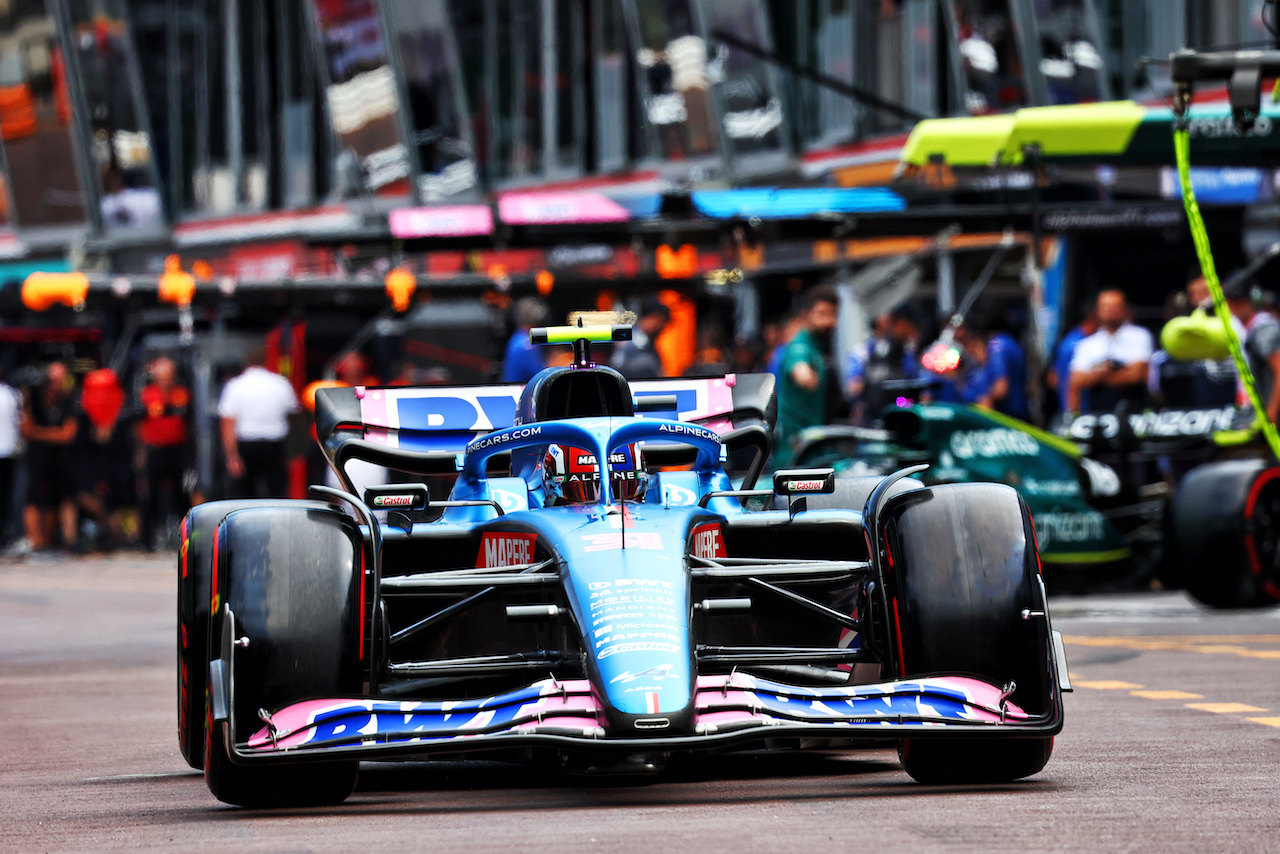 GP MONACO, Esteban Ocon (FRA) Alpine F1 Team A522.
28.05.2022. Formula 1 World Championship, Rd 7, Monaco Grand Prix, Monte Carlo, Monaco, Qualifiche Day.
- www.xpbimages.com, EMail: requests@xpbimages.com © Copyright: Batchelor / XPB Images