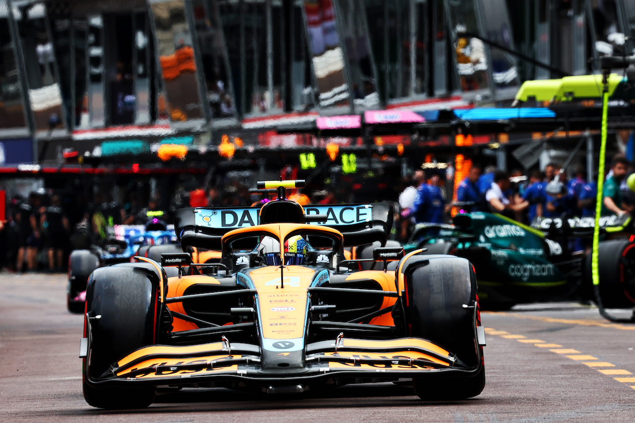 GP MONACO, Lando Norris (GBR) McLaren MCL36..
28.05.2022. Formula 1 World Championship, Rd 7, Monaco Grand Prix, Monte Carlo, Monaco, Qualifiche Day.
- www.xpbimages.com, EMail: requests@xpbimages.com © Copyright: Batchelor / XPB Images