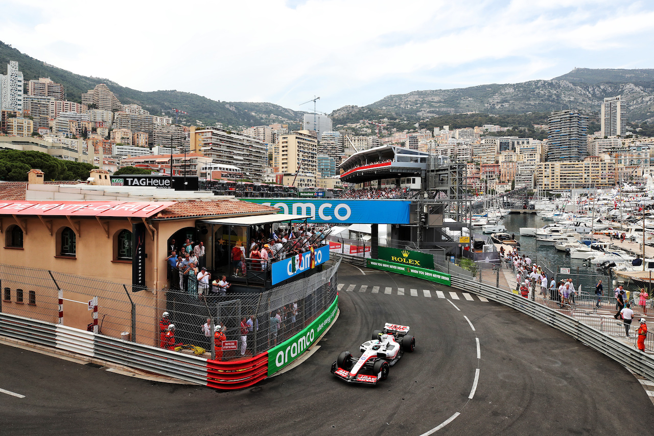 GP MONACO, Mick Schumacher (GER) Haas VF-22.
28.05.2022. Formula 1 World Championship, Rd 7, Monaco Grand Prix, Monte Carlo, Monaco, Qualifiche Day.
 - www.xpbimages.com, EMail: requests@xpbimages.com © Copyright: Coates / XPB Images