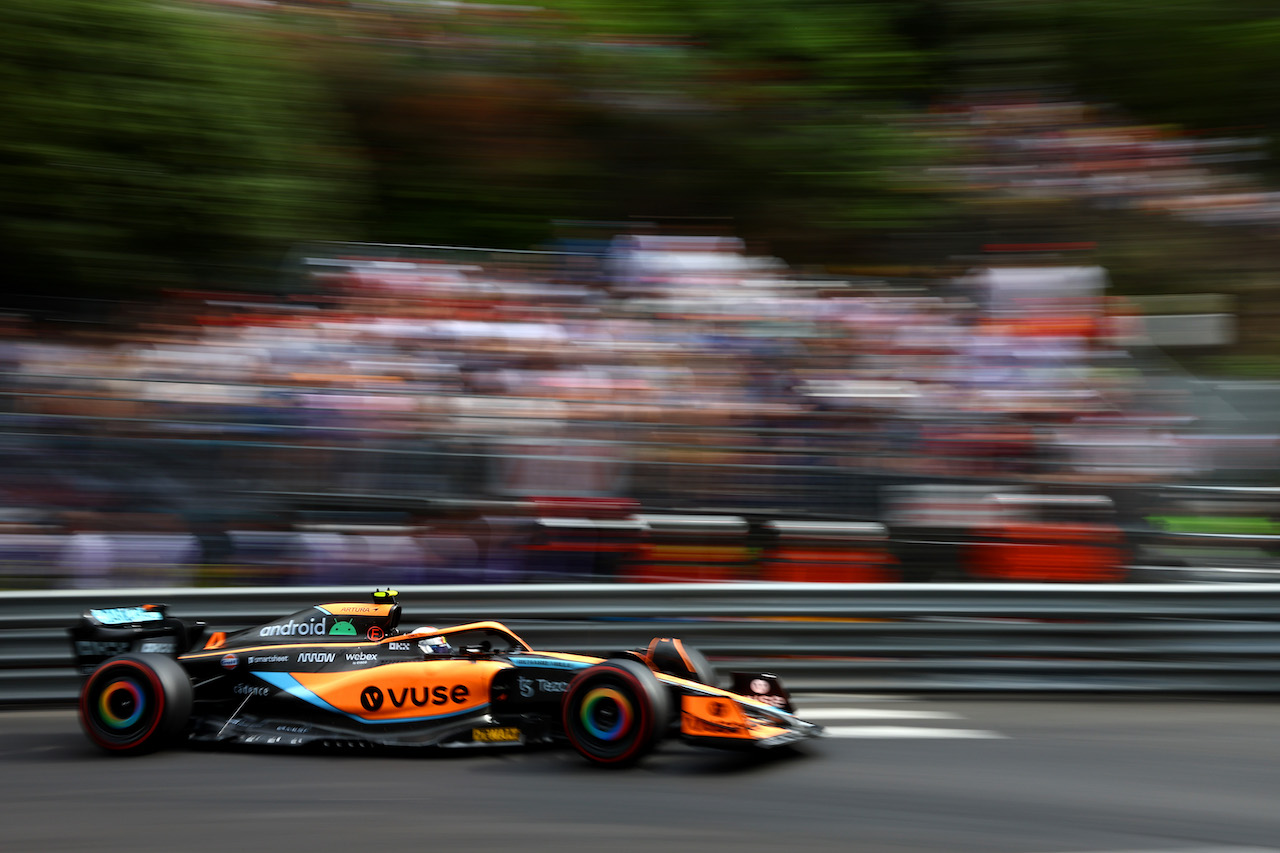 GP MONACO, Lando Norris (GBR) McLaren MCL36.
28.05.2022. Formula 1 World Championship, Rd 7, Monaco Grand Prix, Monte Carlo, Monaco, Qualifiche Day.
- www.xpbimages.com, EMail: requests@xpbimages.com © Copyright: Batchelor / XPB Images