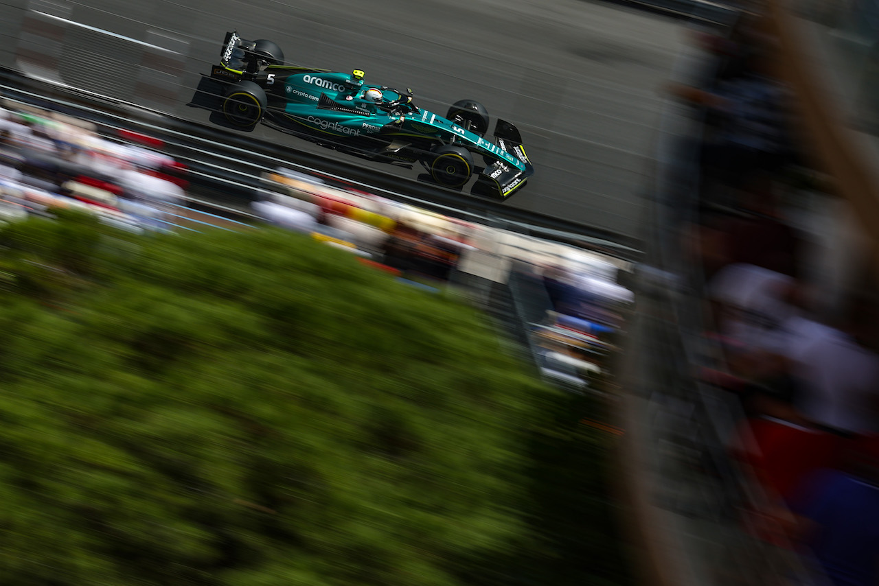 GP MONACO, Sebastian Vettel (GER), Aston Martin F1 Team 
28.05.2022. Formula 1 World Championship, Rd 7, Monaco Grand Prix, Monte Carlo, Monaco, Qualifiche Day.
- www.xpbimages.com, EMail: requests@xpbimages.com © Copyright: Charniaux / XPB Images