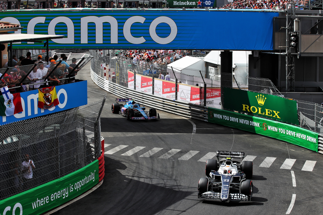 GP MONACO, Yuki Tsunoda (JPN) AlphaTauri AT03.
28.05.2022. Formula 1 World Championship, Rd 7, Monaco Grand Prix, Monte Carlo, Monaco, Qualifiche Day.
 - www.xpbimages.com, EMail: requests@xpbimages.com © Copyright: Coates / XPB Images