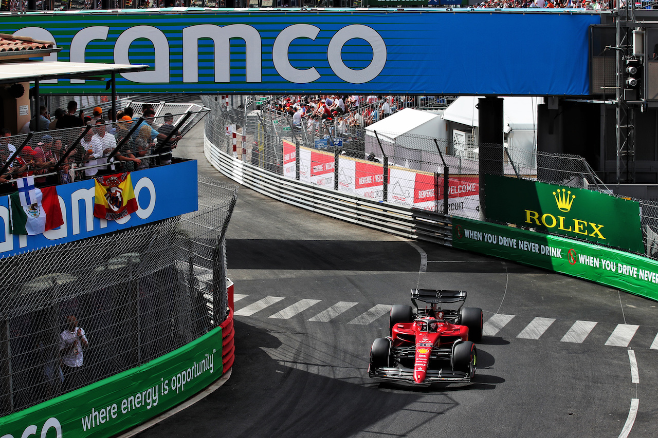 GP MONACO, Charles Leclerc (MON) Ferrari F1-75.
28.05.2022. Formula 1 World Championship, Rd 7, Monaco Grand Prix, Monte Carlo, Monaco, Qualifiche Day.
 - www.xpbimages.com, EMail: requests@xpbimages.com © Copyright: Coates / XPB Images