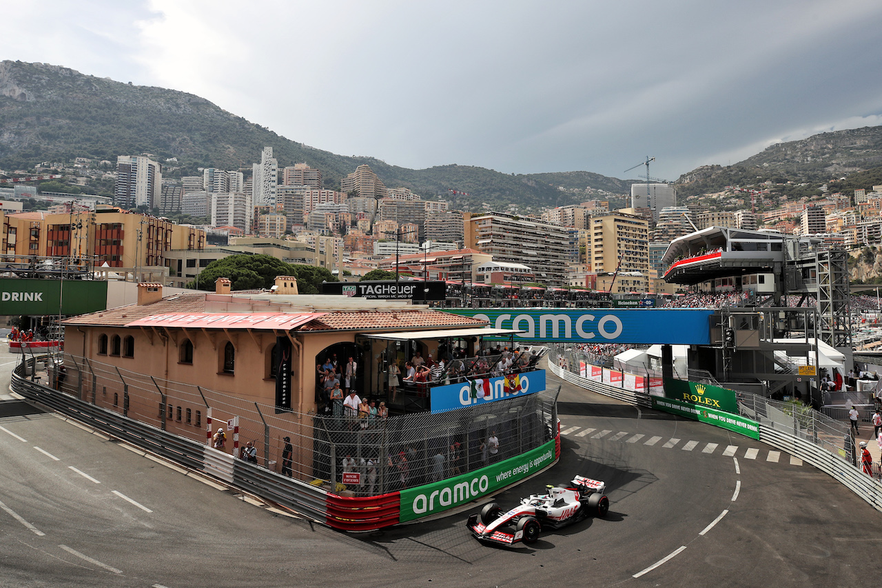 GP MONACO, Mick Schumacher (GER) Haas VF-22.
28.05.2022. Formula 1 World Championship, Rd 7, Monaco Grand Prix, Monte Carlo, Monaco, Qualifiche Day.
 - www.xpbimages.com, EMail: requests@xpbimages.com © Copyright: Coates / XPB Images