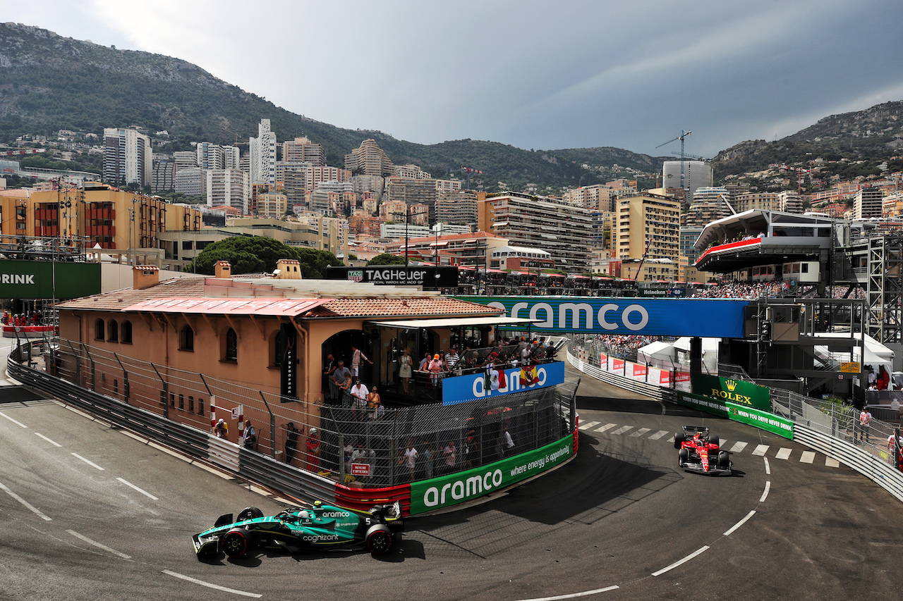 GP MONACO, Sebastian Vettel (GER) Aston Martin F1 Team AMR22.
28.05.2022. Formula 1 World Championship, Rd 7, Monaco Grand Prix, Monte Carlo, Monaco, Qualifiche Day.
 - www.xpbimages.com, EMail: requests@xpbimages.com © Copyright: Coates / XPB Images