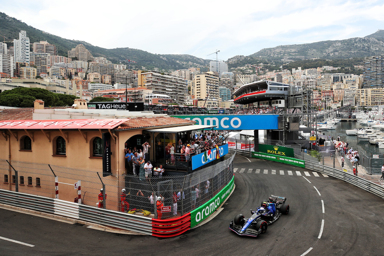 GP MONACO, Nicholas Latifi (CDN) Williams Racing FW44.
28.05.2022. Formula 1 World Championship, Rd 7, Monaco Grand Prix, Monte Carlo, Monaco, Qualifiche Day.
 - www.xpbimages.com, EMail: requests@xpbimages.com © Copyright: Coates / XPB Images