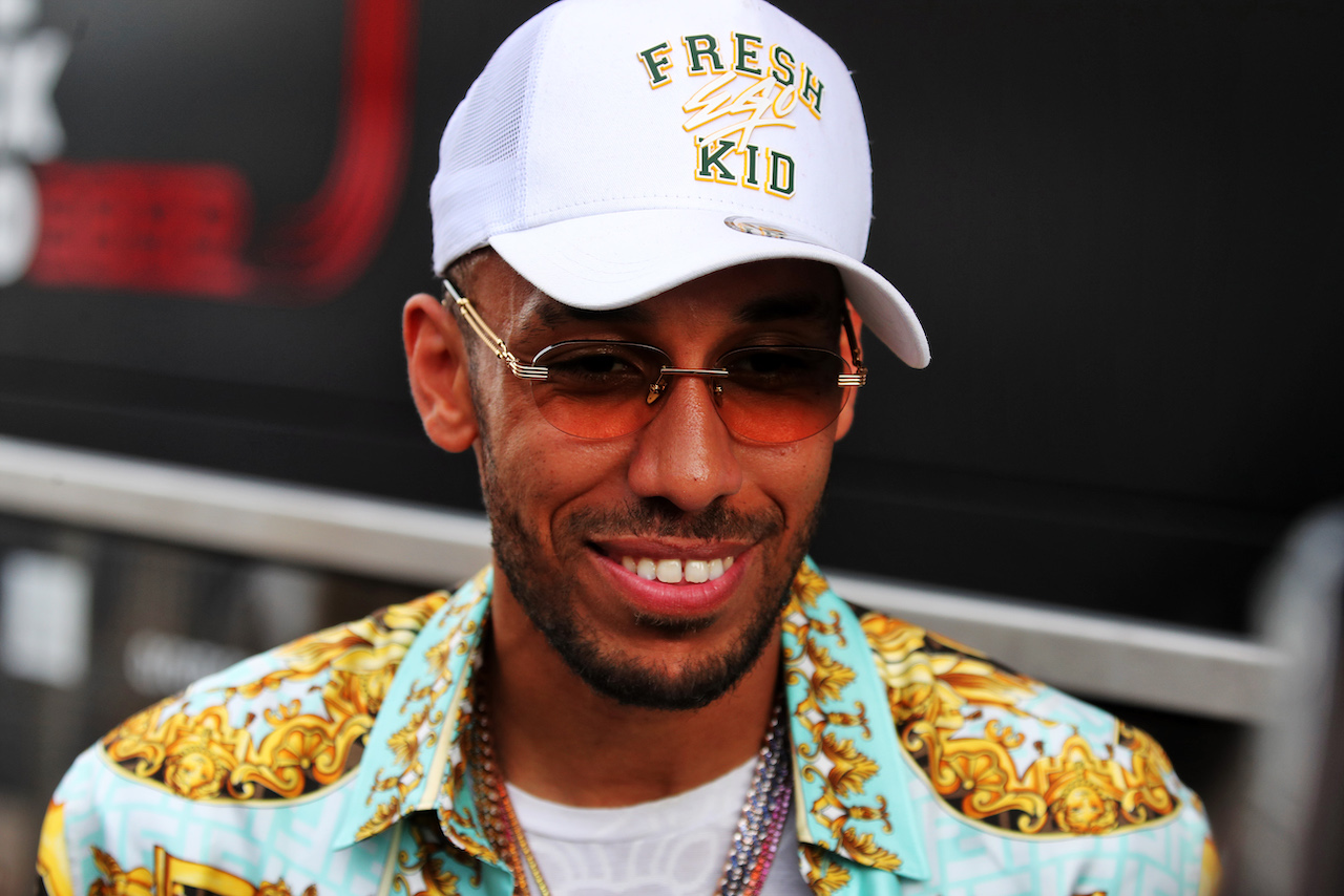 GP MONACO, Pierre-Emerick Aubameyang (FRA) Football Player.
28.05.2022. Formula 1 World Championship, Rd 7, Monaco Grand Prix, Monte Carlo, Monaco, Qualifiche Day.
 - www.xpbimages.com, EMail: requests@xpbimages.com © Copyright: Coates / XPB Images