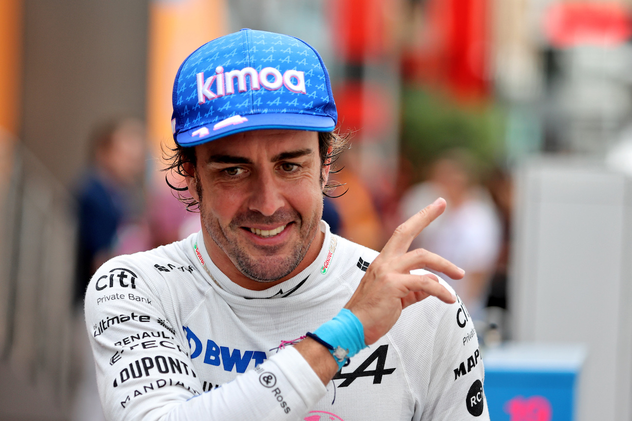 GP MONACO, Fernando Alonso (ESP) Alpine F1 Team.
28.05.2022. Formula 1 World Championship, Rd 7, Monaco Grand Prix, Monte Carlo, Monaco, Qualifiche Day.
- www.xpbimages.com, EMail: requests@xpbimages.com © Copyright: Moy / XPB Images