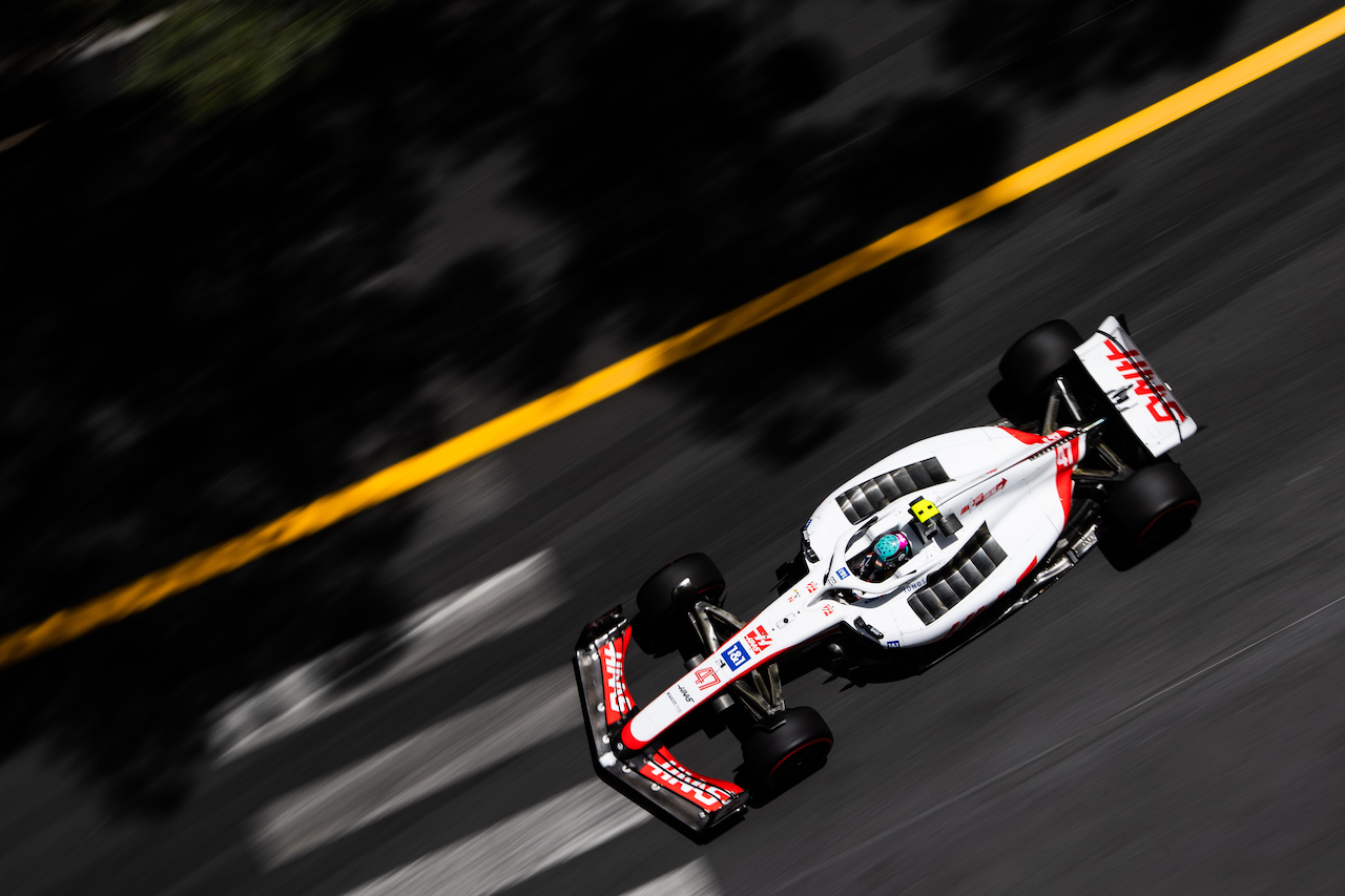 GP MONACO, Mick Schumacher (GER) Haas VF-22.
28.05.2022. Formula 1 World Championship, Rd 7, Monaco Grand Prix, Monte Carlo, Monaco, Qualifiche Day.
- www.xpbimages.com, EMail: requests@xpbimages.com © Copyright: Price / XPB Images