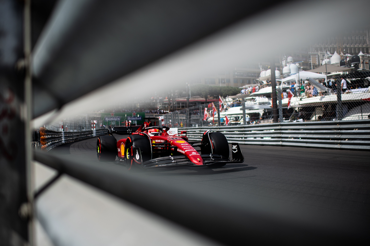 GP MONACO, Charles Leclerc (MON) Ferrari F1-75.
28.05.2022. Formula 1 World Championship, Rd 7, Monaco Grand Prix, Monte Carlo, Monaco, Qualifiche Day.
- www.xpbimages.com, EMail: requests@xpbimages.com © Copyright: Price / XPB Images