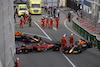 GP MONACO, Sergio Perez (MEX) Red Bull Racing RB18 e Carlos Sainz Jr (ESP) Ferrari F1-75 crash in qualifying, blocking Max Verstappen (NLD) Red Bull Racing RB18.
28.05.2022. Formula 1 World Championship, Rd 7, Monaco Grand Prix, Monte Carlo, Monaco, Qualifiche Day.
- www.xpbimages.com, EMail: requests@xpbimages.com © Copyright: XPB Images NOT FOR USE IN BELGIUM